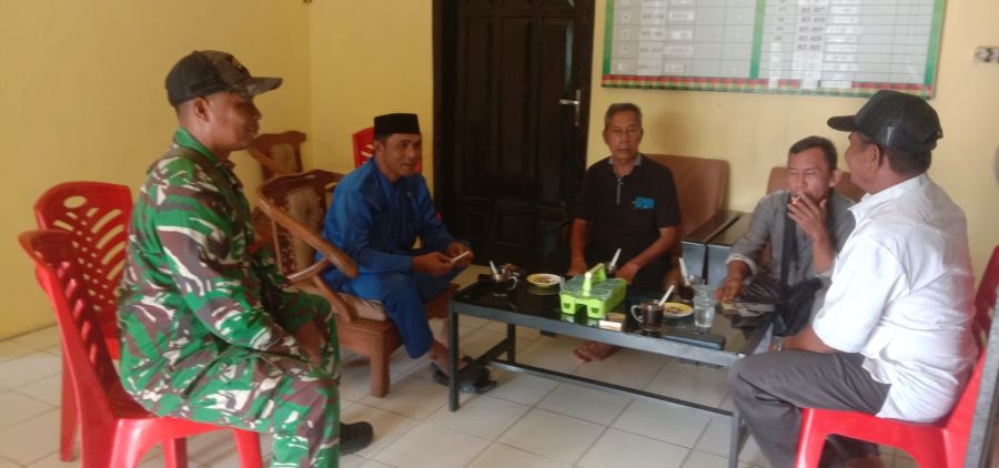 Komsos Santai Serka Marwandi, Kordinasi Babinsa-Perangkat Kelurahan Selensen Makin Kuat