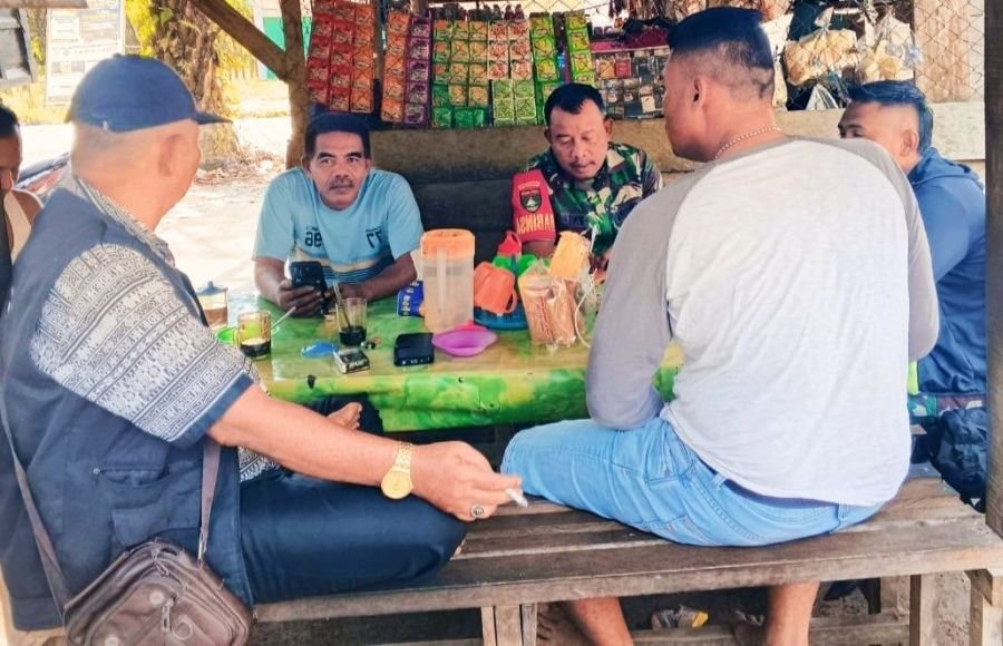 Komsos, Serka MJ. Ginting: Kedatangan Kami tentu sebagai Bentuk Hubungan baik dengan Warga