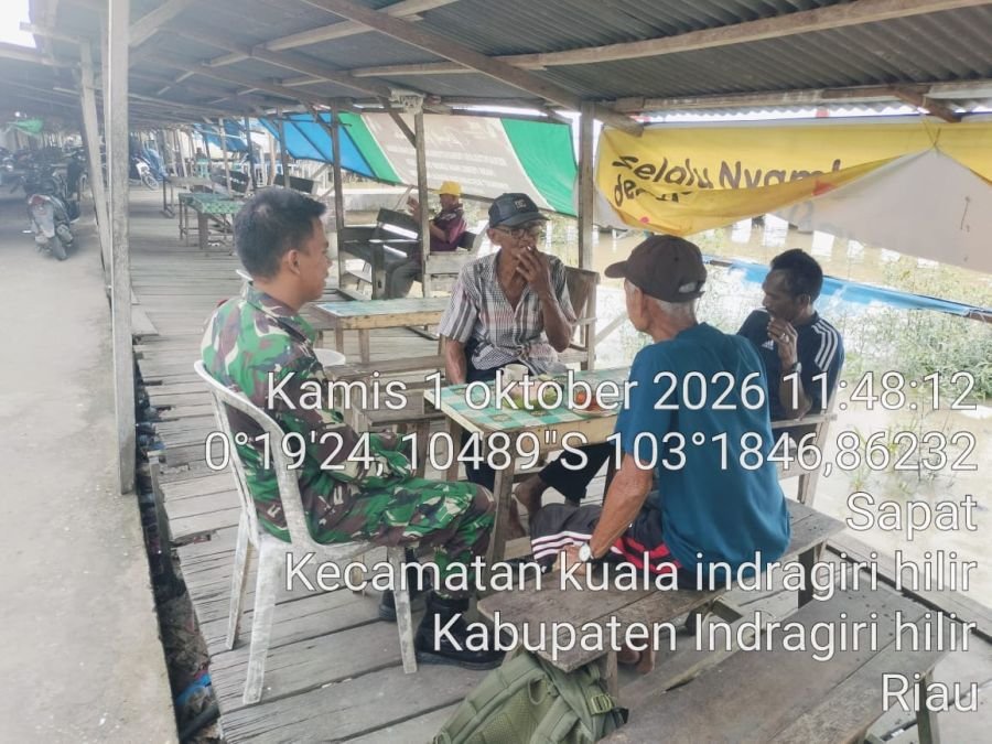 Komunikasi Sosial Berjalan Lancar, Pratu J Sembiring Pastikan Wilayah Sapat Aman dan Kondusif