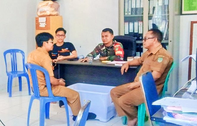 Kopda Cahyanto Melaksanakan Komsos bersama Apdes