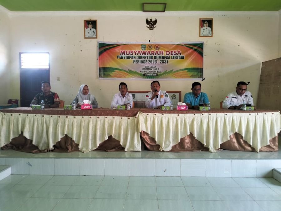 Kopda Chandra Manto Hadiri Penetapan Direktur BUMDes Lestari Desa Kumain Periode 2026–2031
