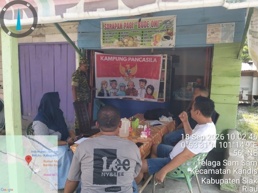 Kopda Dedi Irawan Ajak Warga Telaga Sam Sam Hidupkan Nilai Pancasila