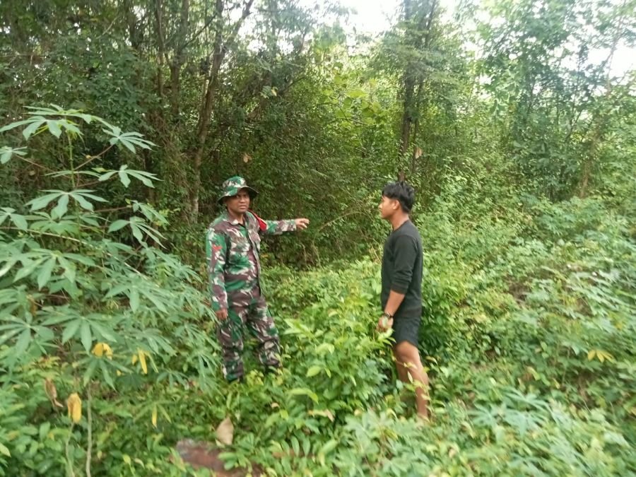 Kopda Feri Ramadan Sisir Hutan Panjang, Waspadai Ancaman Karhutla