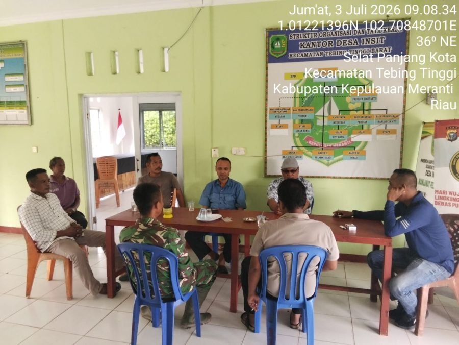 KOPDA KARMAN KELILING KAMPUNG, AJAK WARGA SELAT PANJANG KOTA JAGA KEUTUHAN NKRI