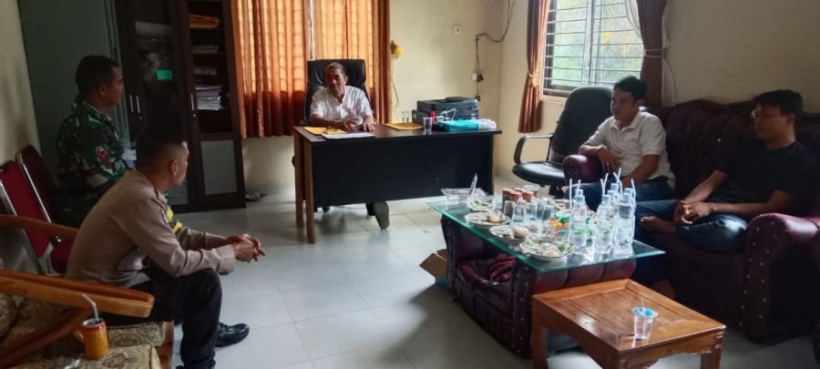 Kopda Zulmaradona Bangun Koordinasi dengan Aparat Desa Pangkalan Indarung