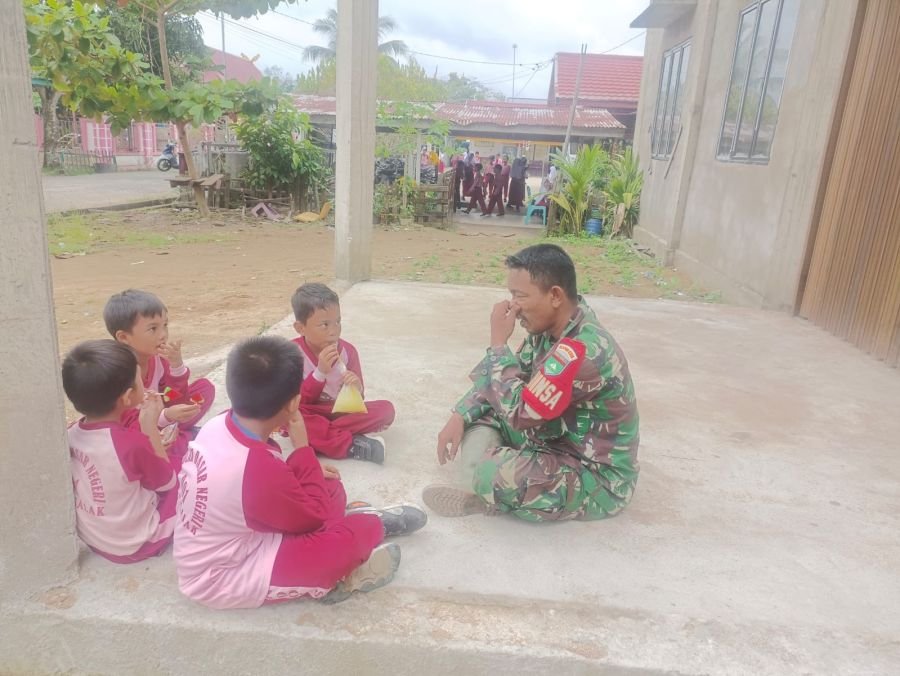 Kopka Tambunan Turun Langsung, Tanamkan Nasionalisme Sejak Dini