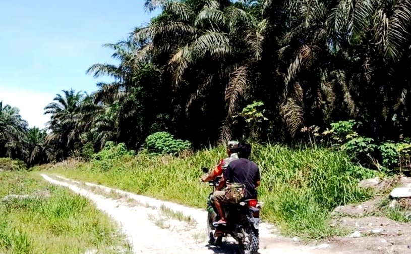 Koptu Alesman Melakukan Patroli ke Pelosok Ingatkan Warga tidak Bakar Hutan dan Lahan 
