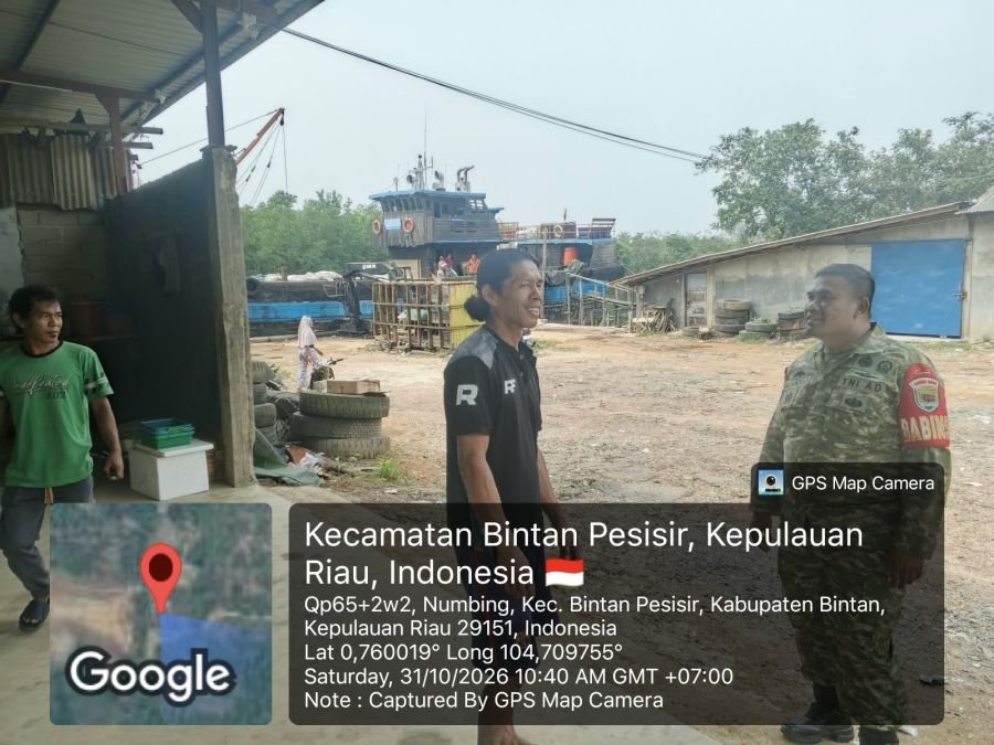 Koptu Aliando?Damanik Himbau Nelayan Desa Numbing Tetap Utamakan Keselamatan Berlayar di Musim Hujan