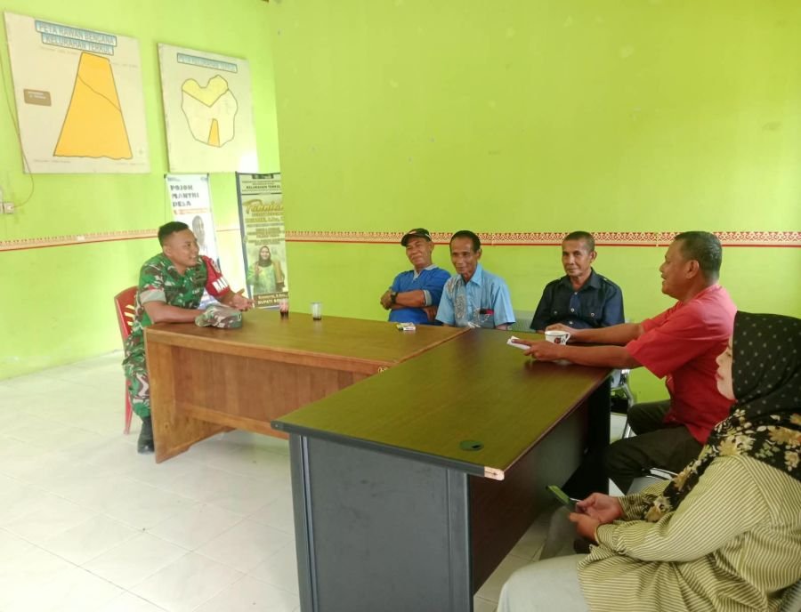 Koptu Jefri Kasmanto Dorong Sinergi Babinsa dan Perangkat Kelurahan Terkul