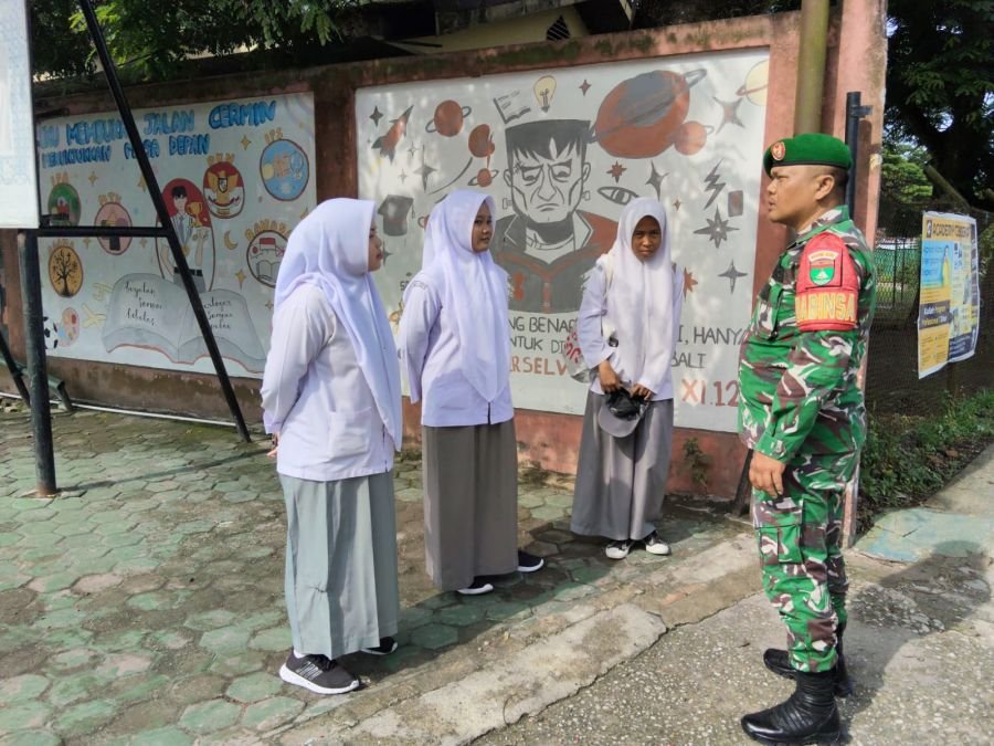 Koptu. P Samosir Ajak Pelajar di Mandau Amalkan Nilai Luhur Pancasila