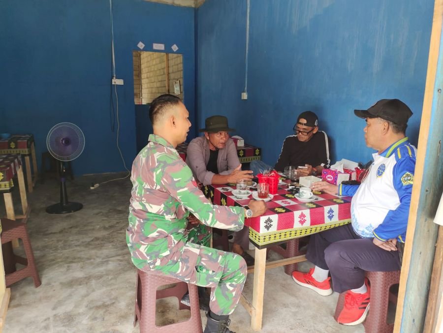 Koptu Safrizal Temui Ketua RT, Perkuat Deteksi Dini di Sungai Sebesi