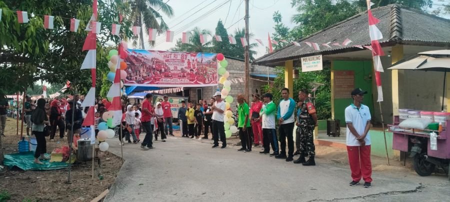 Koptu Suhermansyah Kawal Pesta Rakyat, Warga Harjosari Rayakan HUT RI dengan Kompak