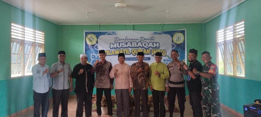Koptu Suhermansyah Perkuat Persiapan Kafilah MTQ Kecamatan Tebing