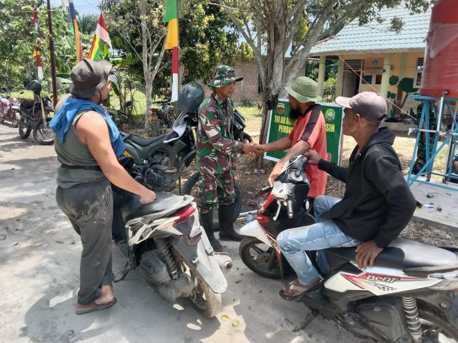 Koptu Zainur Rohman Aktif Jaga Kedekatan dengan Warga Parit Kebumen