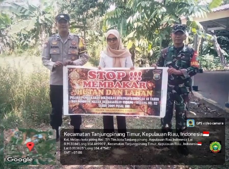 KORAMI 01/KOTA BABINSA Kelurahan Melayu kota piring ingatkan Warga selalu bahaya KARHUTLA
