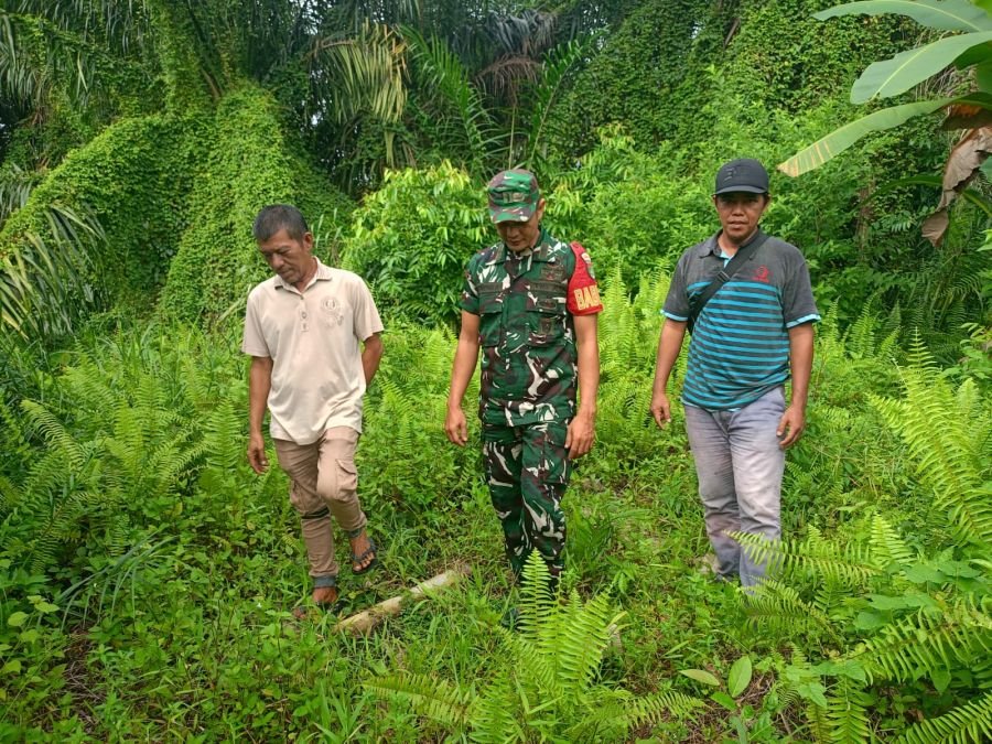 Koramil 01/Rumbai Gencarkan Patroli Karhutla di Daerah Rawan