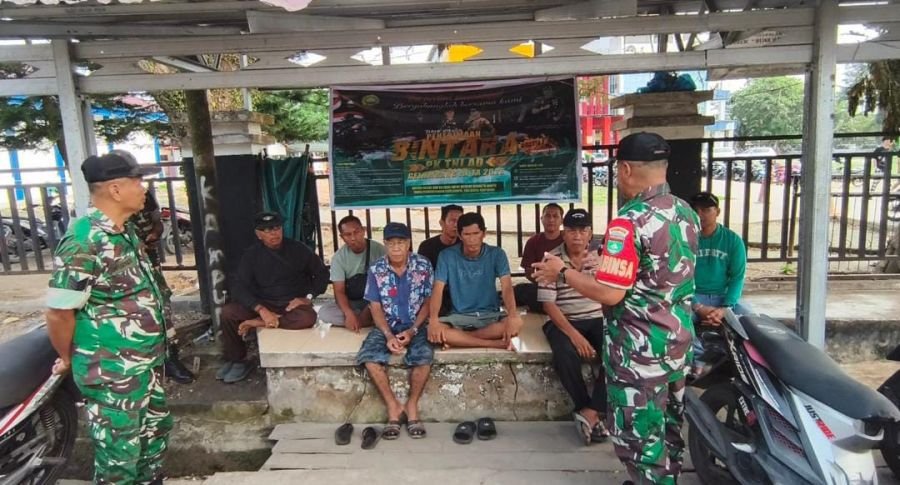 Koramil 01/Tembilahan Gencarkan Sosialisasi Rekrutmen Bintara PK TNI AD