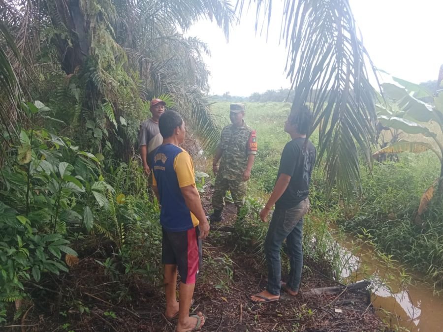 Koramil Bukit Kapur Bersama Security PT PHR Laksanakan Patroli Jalur Pipa dan Penguatan Binter