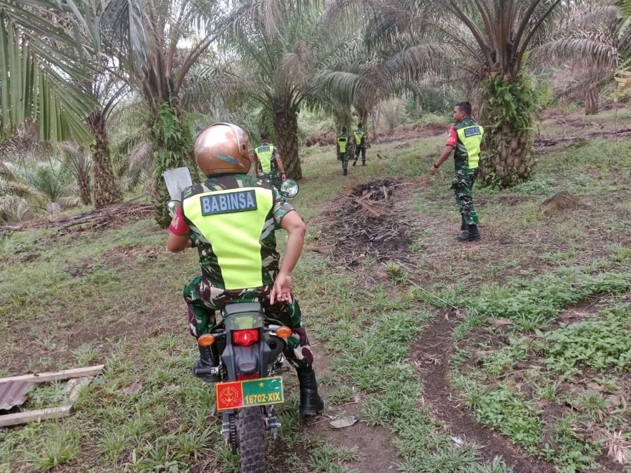 Koramil 02/KT Tingkatkan Patroli Karhutla Demi Lindungi Wilayah
