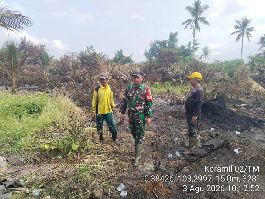 Koramil 02/TM Pastikan Wilayah Binaan Bebas Api dan Asap