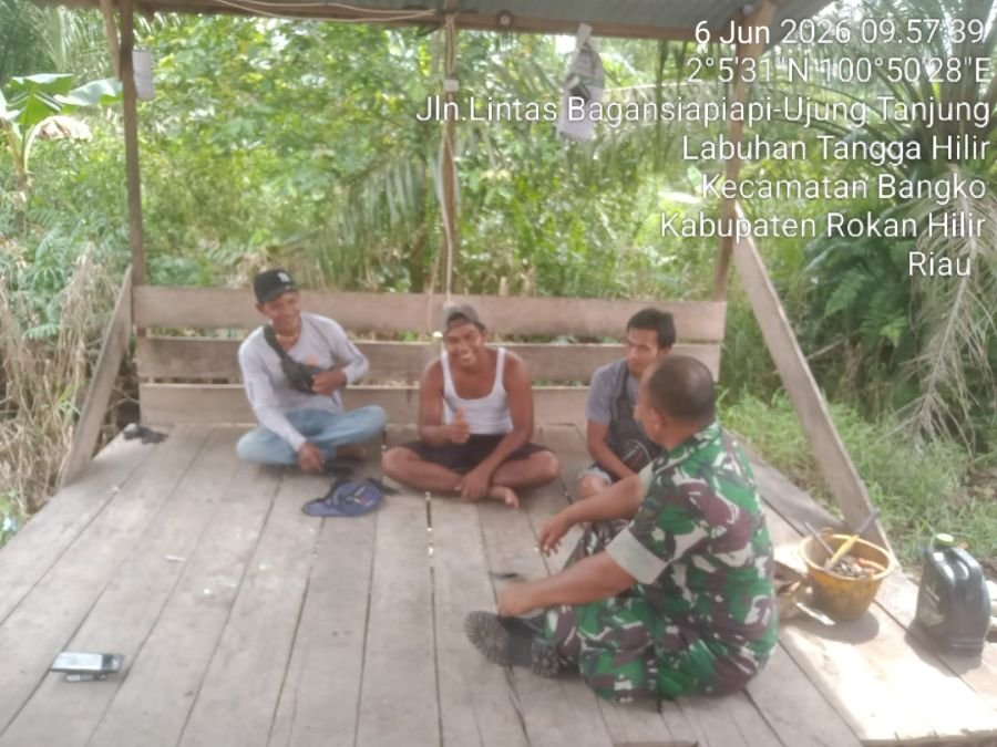 Koramil 0321-01/Bangko Gencarkan Sosialisasi di Labuhan Tangga Hilir