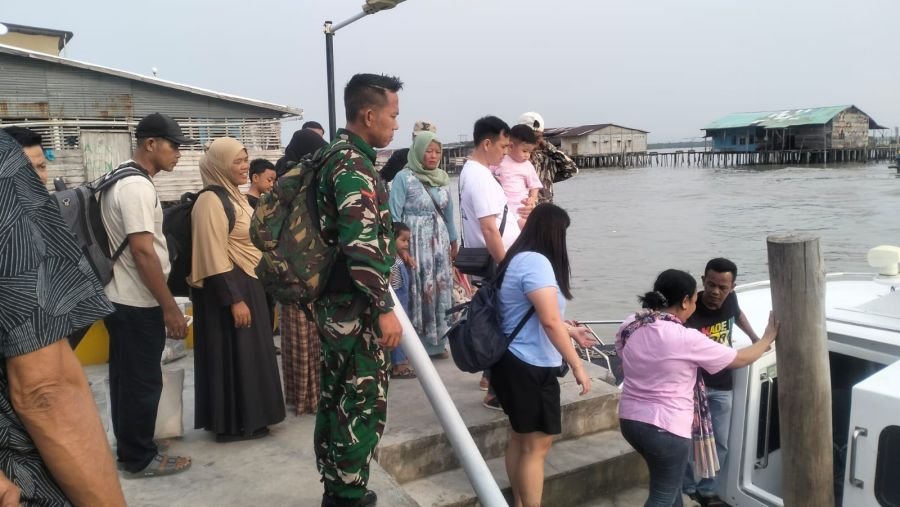 Koramil 04 Kubu Perketat Pengawasan Perbatasan Laut, Aktivitas Pelabuhan Terkendali