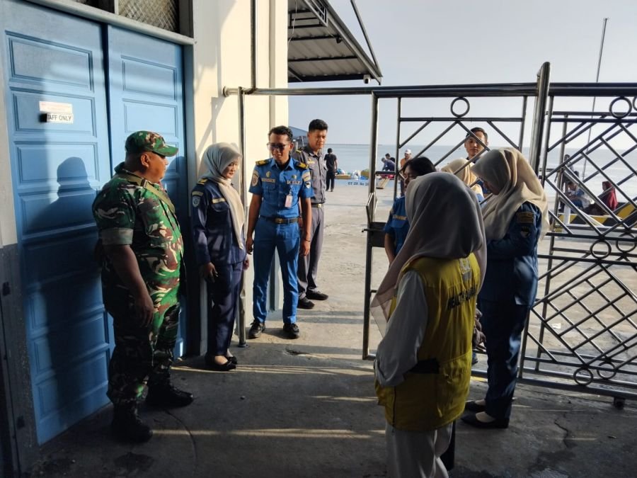 Koramil 04 Kubu Perketat Pengawasan Pelabuhan Panipahan