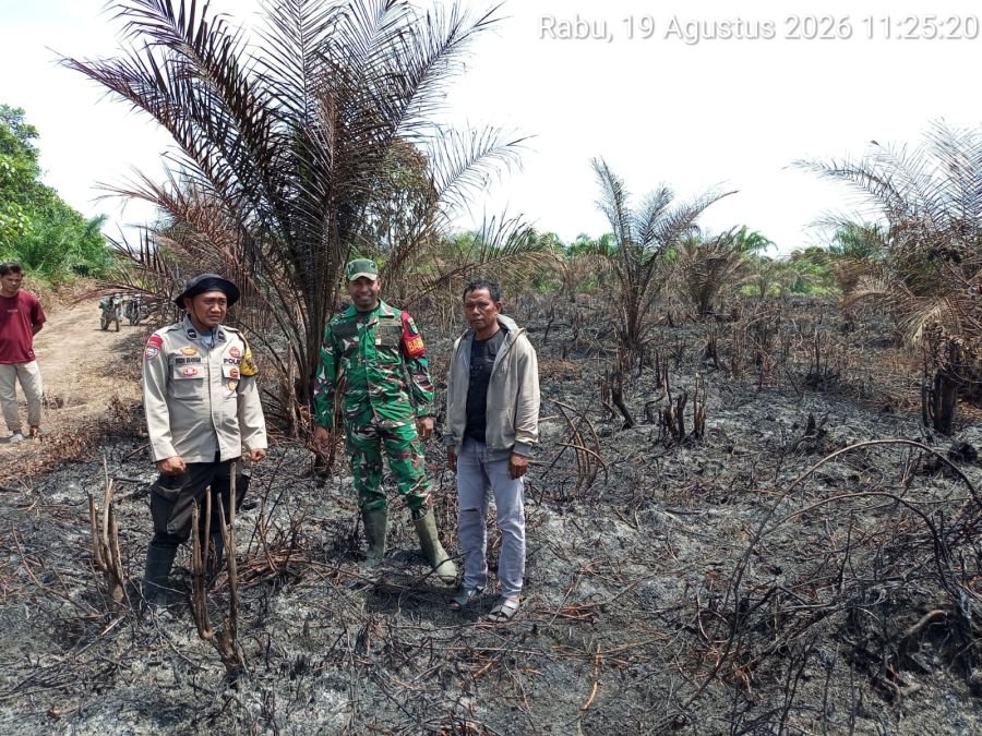 Koramil 04/Kubu Cek Bekas Karhutla, Api dan Asap Nihil