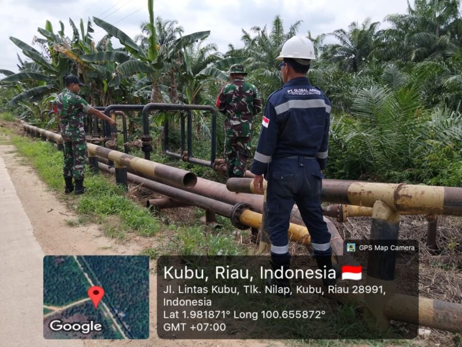 Koramil 04/Kubu Perkuat Patroli Energi, Fokus Jalur Vital Negara