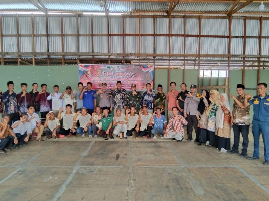 Koramil 04/Kuindra: Danpos Concong Menghadiri Apel Serentak Penanggulangan Siaga Bencana Karhutla