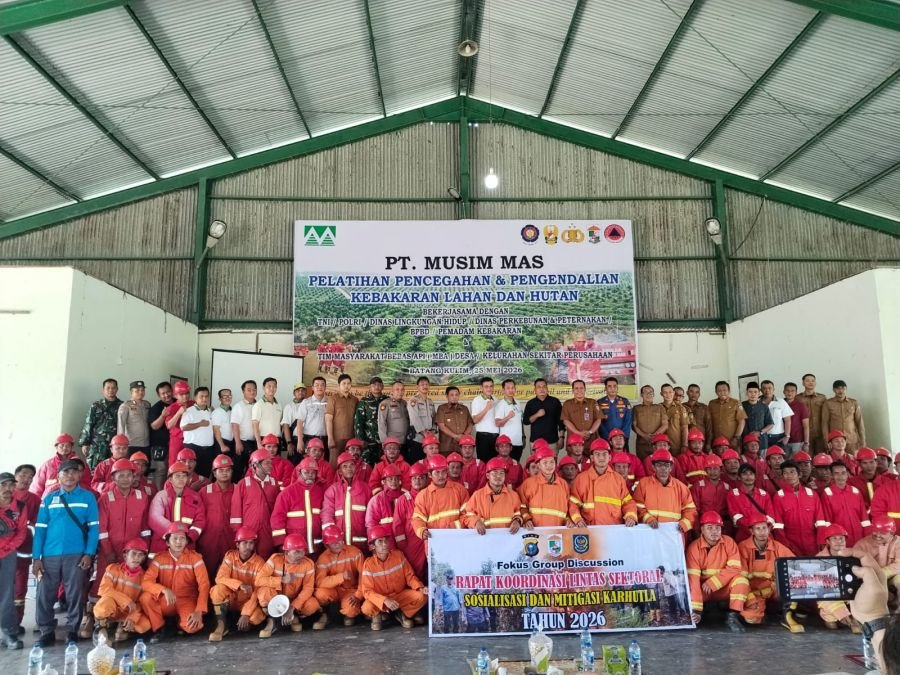 Koramil 04/Pkl.Kuras dan PT Musim Mas Perkuat Benteng Cegah Karhutla