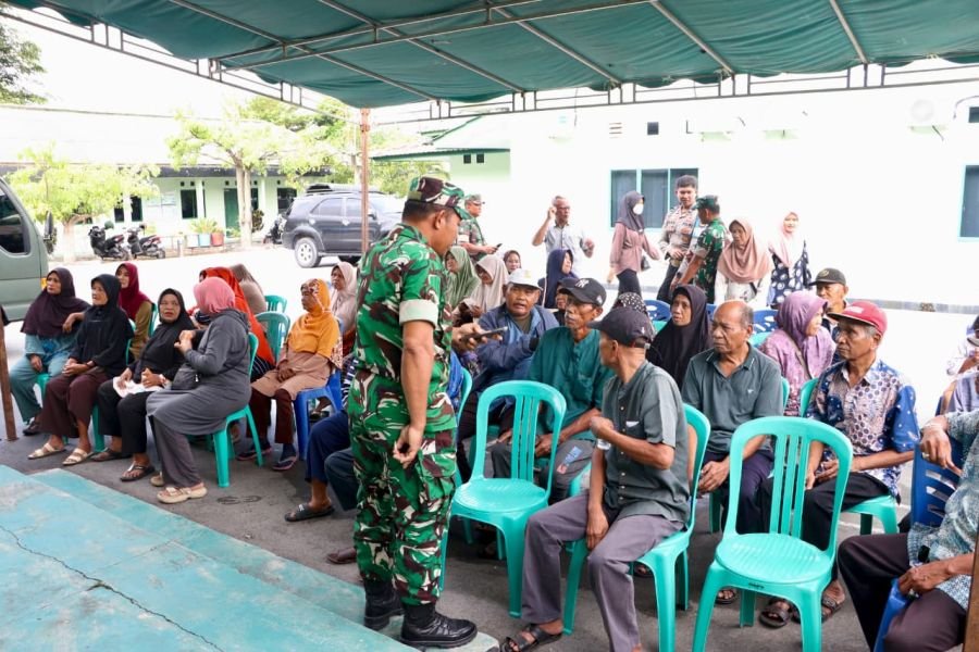 Koramil 04/Tebing Ikut Donor Darah HUT Pertama Kodam XIX