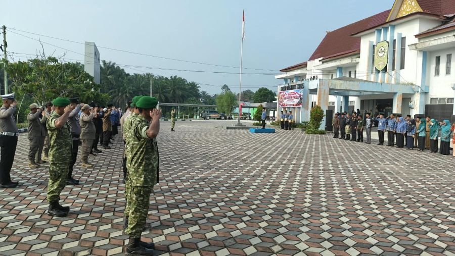 Koramil 05/Pwk Kandis Ikuti Upacara Hari Kesaktian Pancasila
