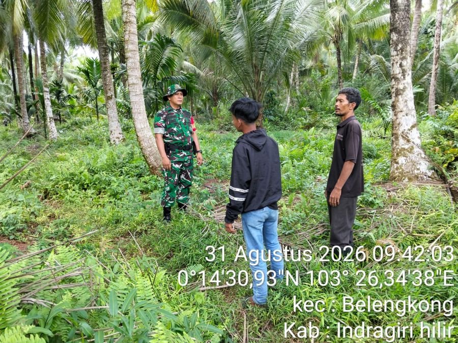 Koramil 06/Kateman
Pada Hari Senin 31 Agustus 2026 pukul 09.35 Wib Babinsa Koramil 06/KTM Kopda Raja