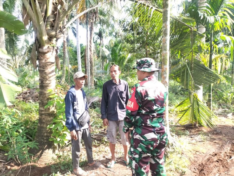 Koramil 06/KTM melaks patroli tapal batas mencegah karhutla