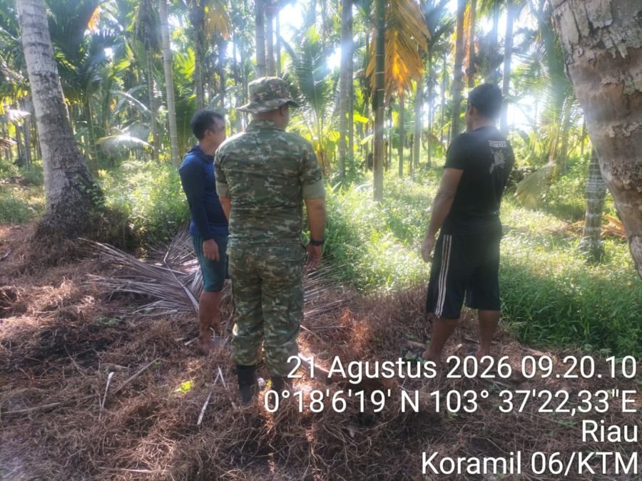 Koramil 06/KTM mencegah karhutla bersama masyarakat