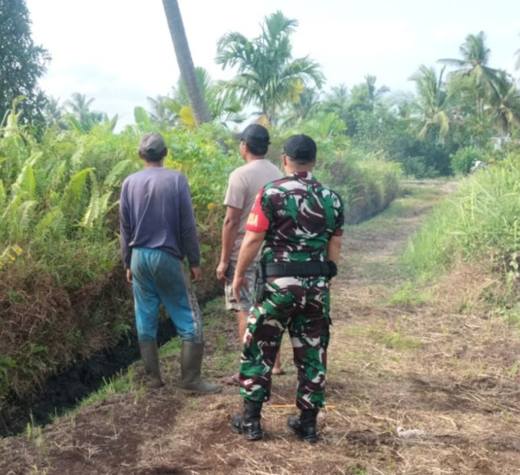 Koramil 06/KTM menggelar patroli karhutla di daerah rawan Kel tagaraja