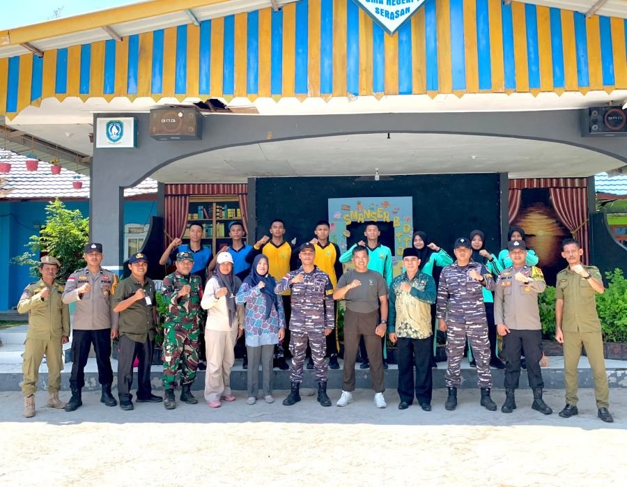 Koramil 06/Serasan Bersama Forkopimcam Seleksi Calon Paskibraka HUT RI ke-81