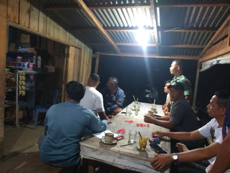 Koramil 07/KH Hidupkan Semifinal Piala Dunia 2026 Lewat Nobar Bersama Warga