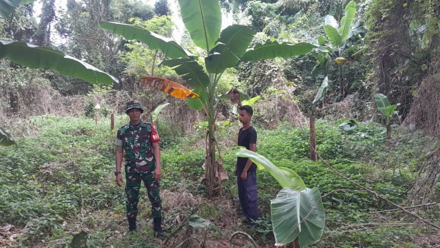 Koramil 08/Rumbai Barat Intensifkan Patroli Karhutla di Wilayah Rawan Terbakar