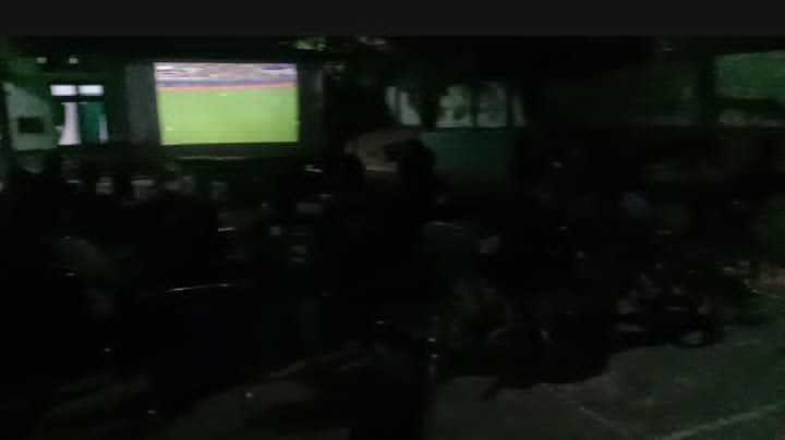 Koramil 09/Kemuning: Nobar Piala Dunia Jadi Ajang Pererat Silaturahmi TNI dan Masyarakat Kemuning