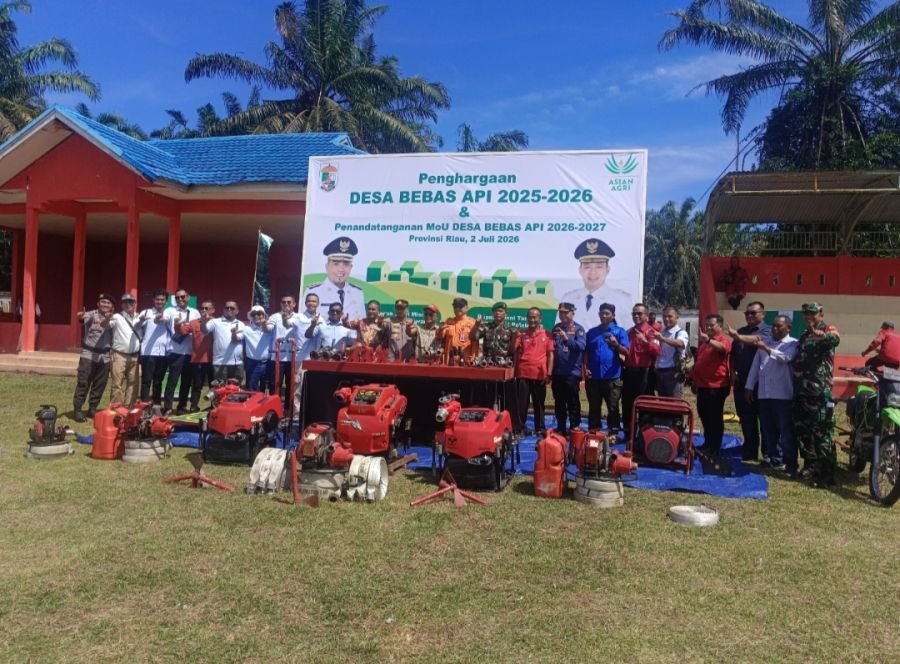 Koramil 09/Langgam Hadiri Gelar Apel Kesiapsiagaan Karhutla 2026 di Bandar Seikijang