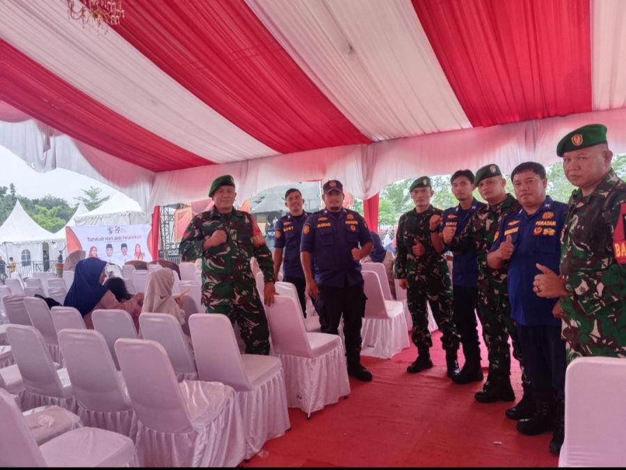Koramil 09/Langgam Laksanakan PAM Hari Ketiga Helat Kabupaten Pelalawan ke-27