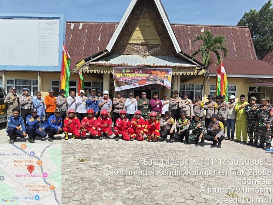 Koramil Kandis Perkuat Kesiapsiagaan Hadapi Ancaman Karhutla