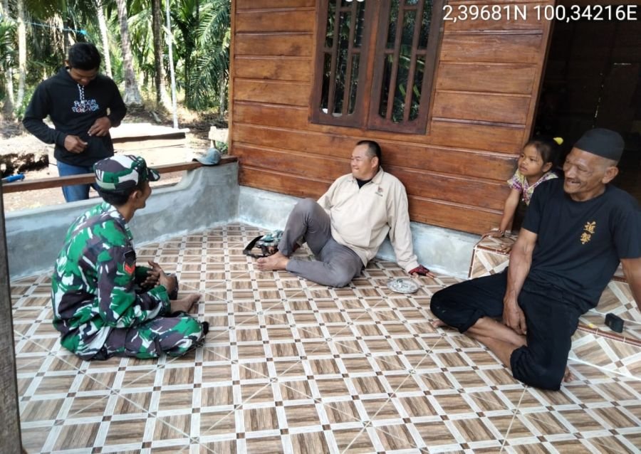 Koramil Kubu Intensifkan Komsos di Panipahan Laut