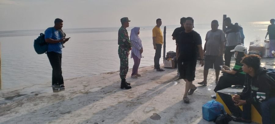 Koramil Kubu Perketat Pengawasan WNA di Pelabuhan Panipahan