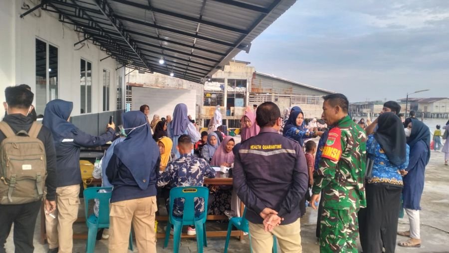 Koramil Kubu Perketat Pengawasan WNA di Pelabuhan Panipahan