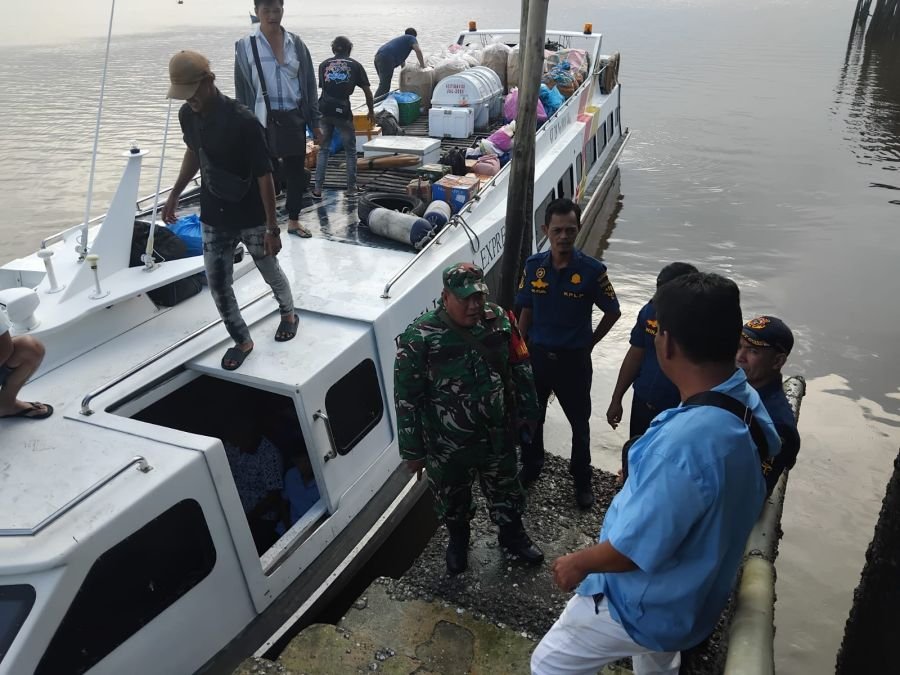 Koramil Kubu Tingkatkan Pengawasan Pelabuhan, Situasi Tetap Kondusif