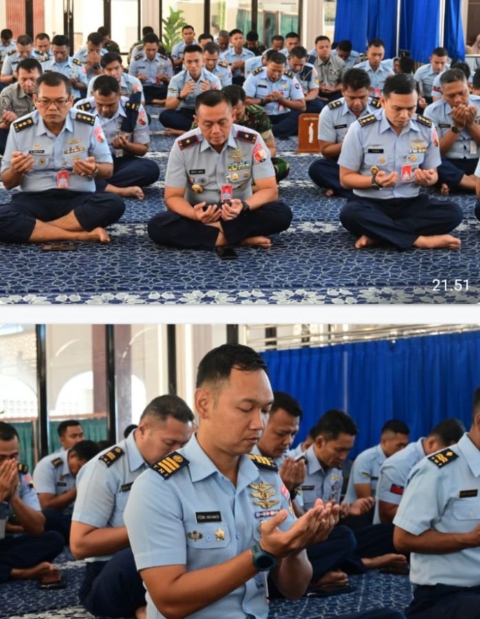 Kuatkan Iman, Jernihkan Hati: Ustadz Zulfadli Ajak Personel Lanud RSN Dekatkan Diri Kepada Allah