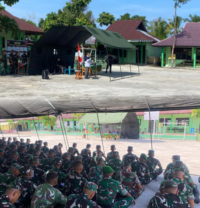 Kunjungan Wasintel Tinjau Kesiapan Yonif TP 898/PC